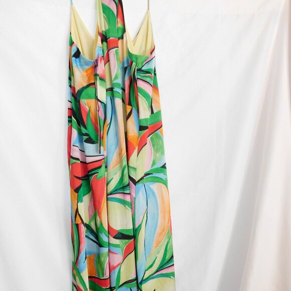 Nicole Miller NY Abstract Print Maxi Dress Size Medium NEW - Picture 4 of 7